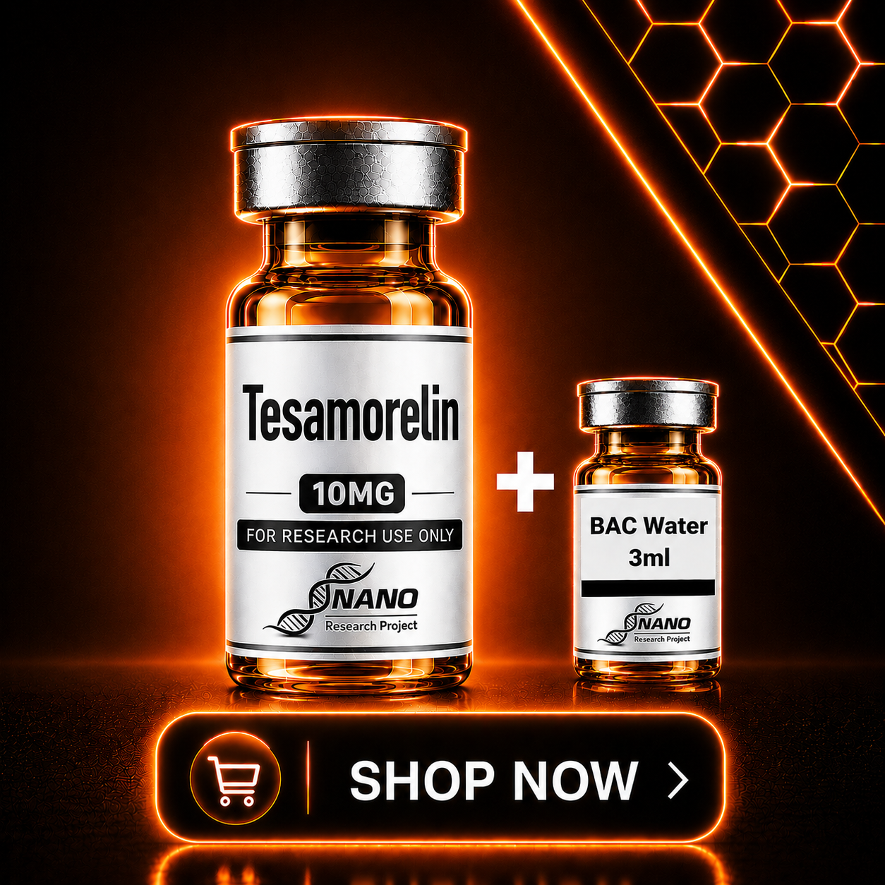 NANO - Tesamorelin 10mg + 3ml BAC Water