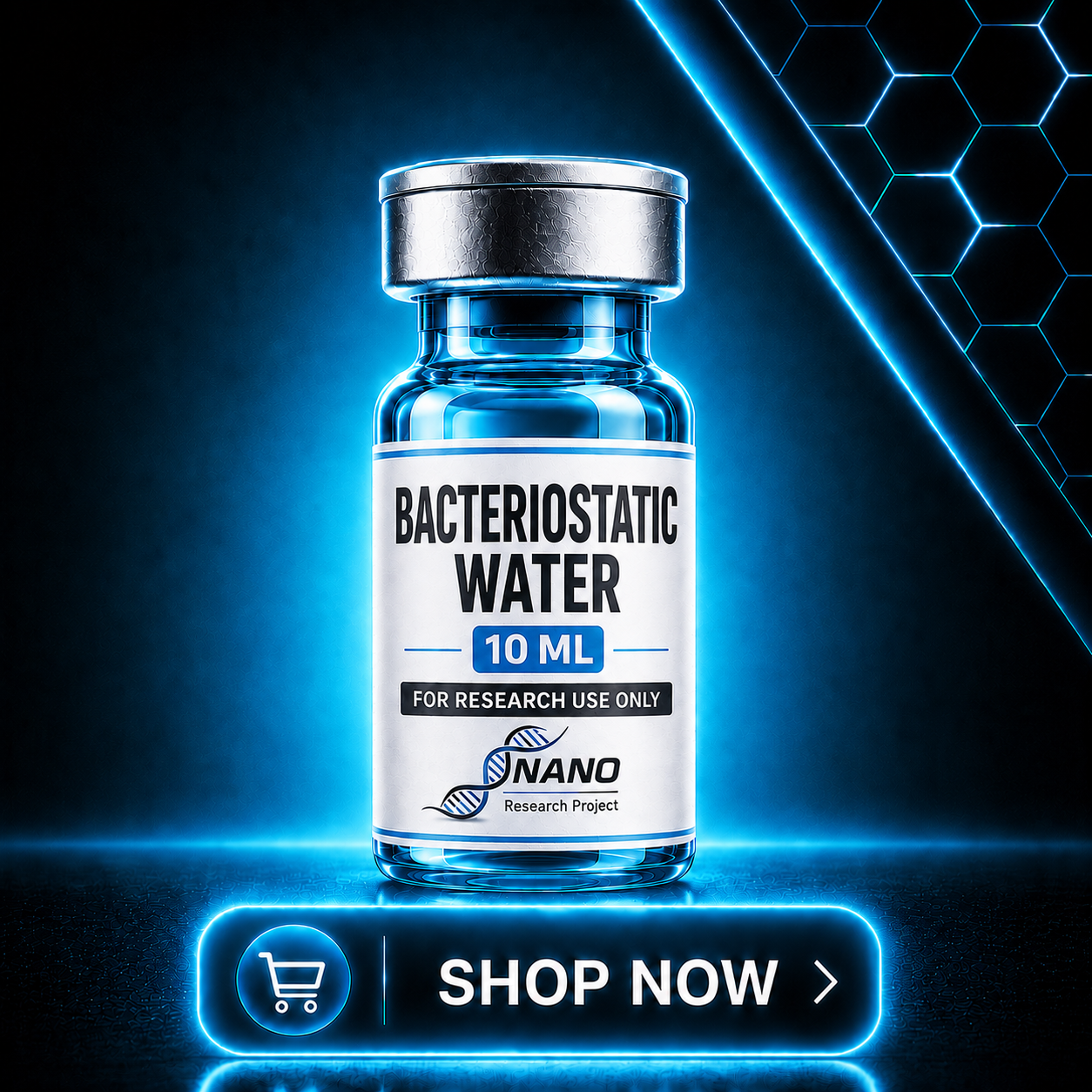 NANO - Bacteriostatic (BAC) Water - 10ml