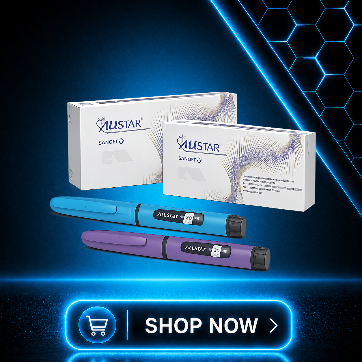 Reusable Injection Pen - All Star